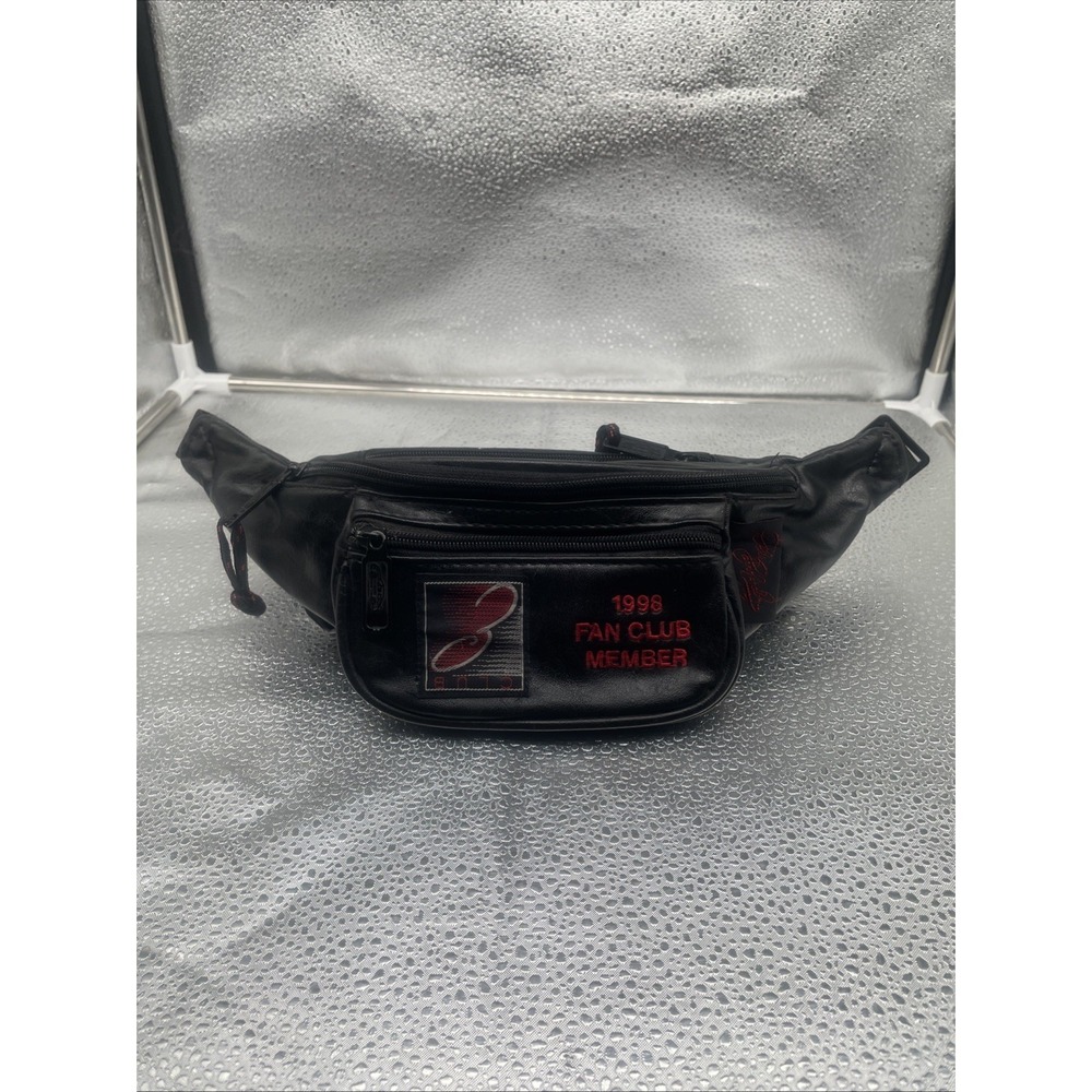 Dale Earnhardt Sr 1998 Fan Club Member Leather‎ Fanny Pack NASCAR Bag